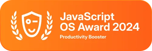 JS OS Award 2024 - Productivity booster